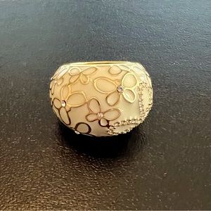 Coach Enamel Butterfly Dome Ring